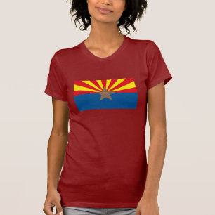 T-shirt da bandeira da arizona