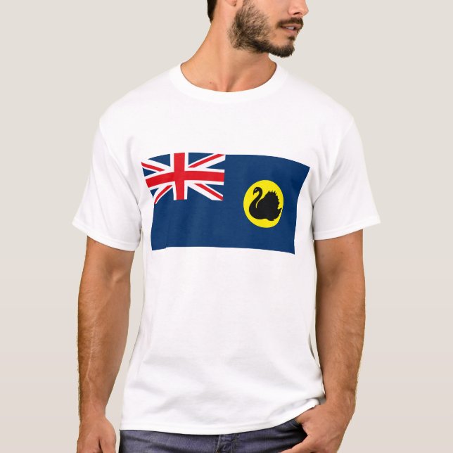 T-shirt da bandeira da Austrália Ocidental (Frente)