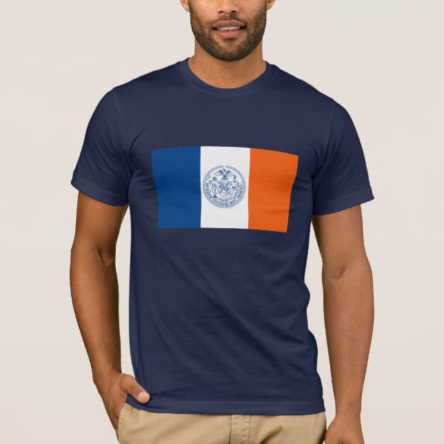 T-shirt da bandeira da Nova Iorque (Frente)