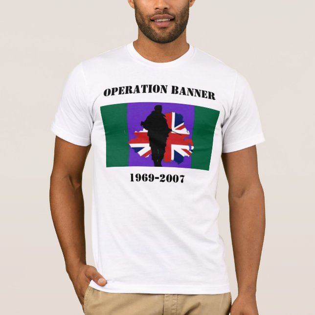 T-shirt da bandeira da operação (Frente)