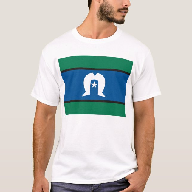 T-shirt da bandeira das ilhas do passo de Torres (Frente)