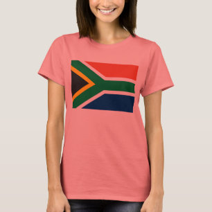 T-shirt da bandeira de África do Sul