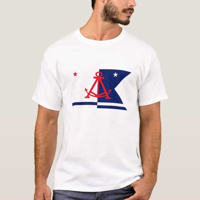 T-shirt da bandeira de Alameda (Frente)