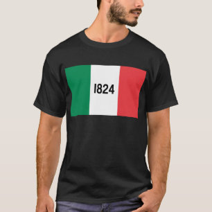 T-shirt da bandeira de Alamo