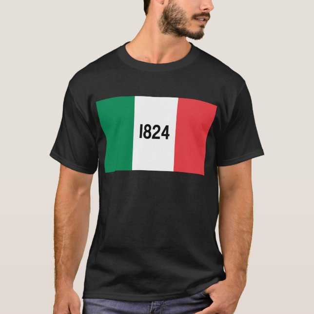 T-shirt da bandeira de Alamo (Frente)