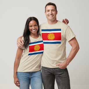 T-shirt da bandeira de Angola