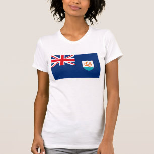T-shirt da bandeira de Anguilla