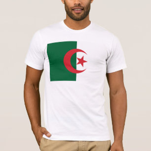 T-shirt da bandeira de Argélia