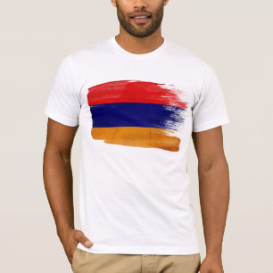 T-shirt da bandeira de Arménia