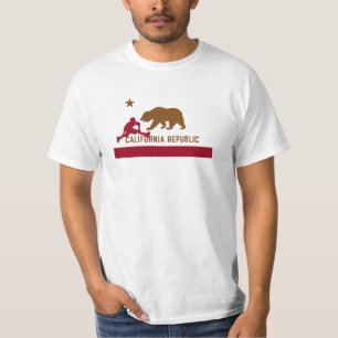 T-shirt da bandeira de Califórnia - Rollerblade