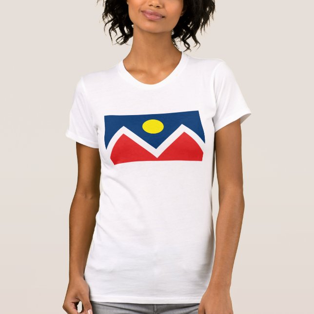 T-shirt da bandeira de Denver (Frente)