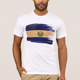 T-shirt da bandeira de El Salvador