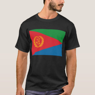 T-shirt da bandeira de Eritrea