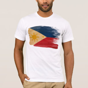 T-shirt da bandeira de Filipinas