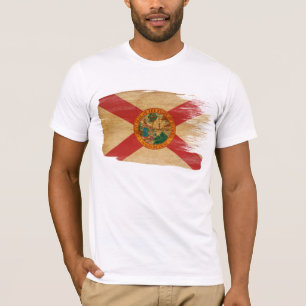 T-shirt da bandeira de Florida