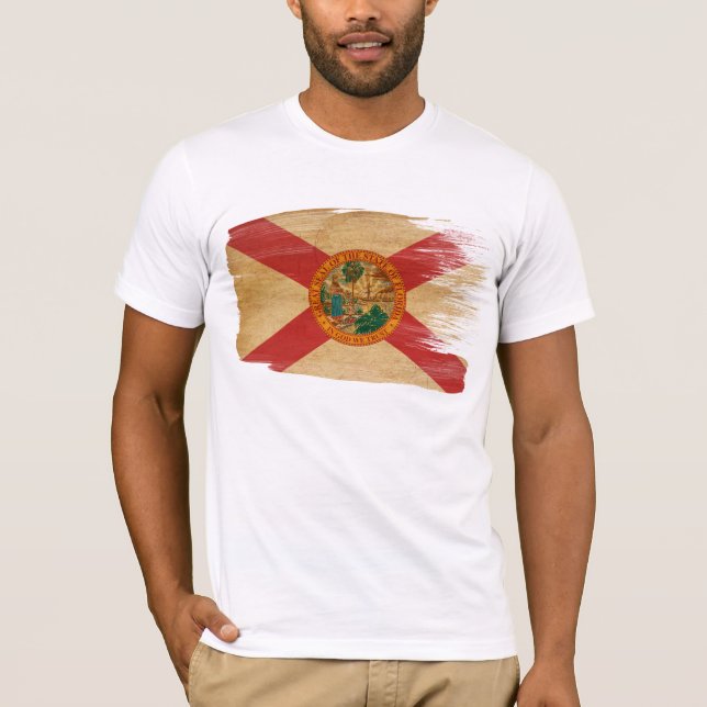 T-shirt da bandeira de Florida (Frente)