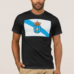 T-shirt da bandeira de Galiza