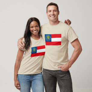 T-shirt da bandeira de Geórgia