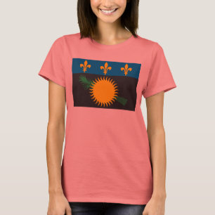 T-shirt da bandeira de Guadalupe