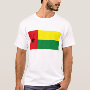 T-shirt da bandeira de Guiné-Bissau