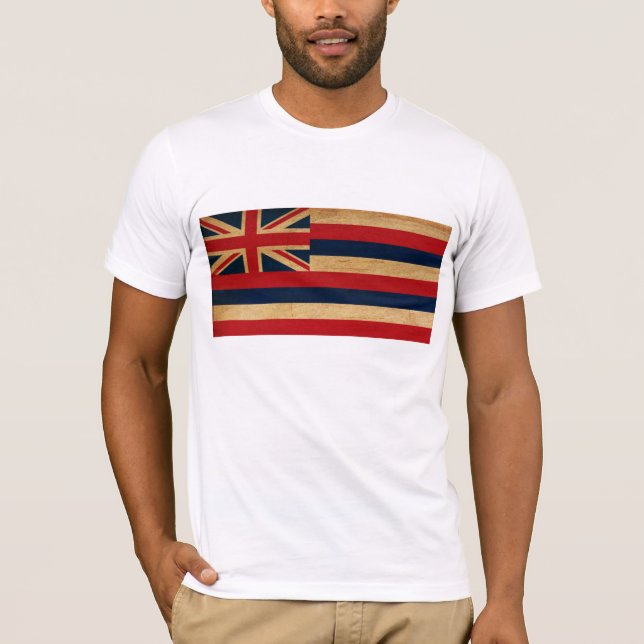 T-shirt da bandeira de Havaí (Frente)