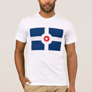 T-shirt da bandeira de Indianapolis