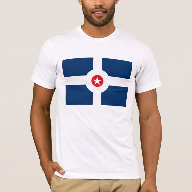 T-shirt da bandeira de Indianapolis (Frente)