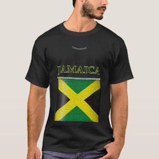 T-shirt da bandeira de Jamaica