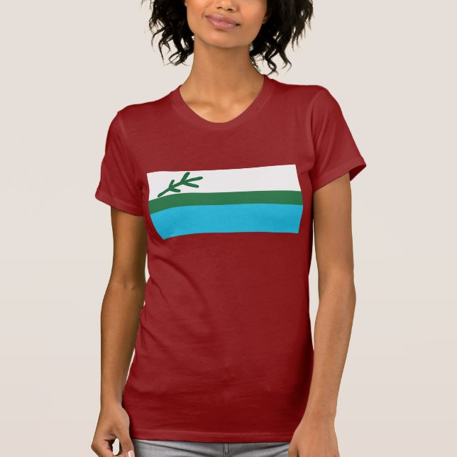 T-shirt da bandeira de Labrador (Frente)
