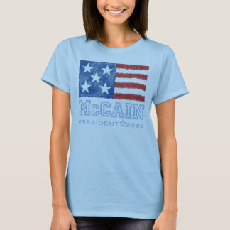 T-shirt da bandeira de McCAIN