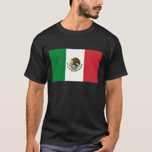 T-shirt da bandeira de México