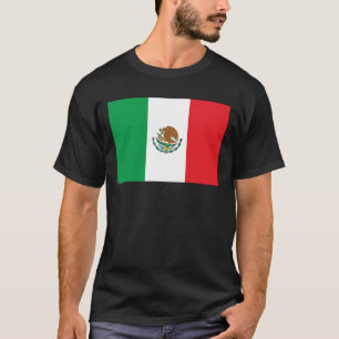 T-shirt da bandeira de México
