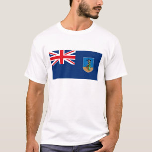 T-shirt da bandeira de Montserrat