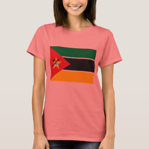 T-shirt da bandeira de Mozambique