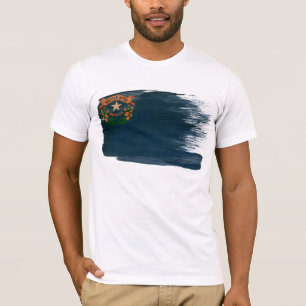 T-shirt da bandeira de Nevada