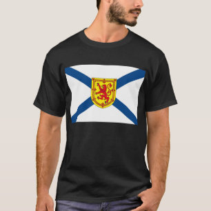 T-shirt da bandeira de Nova Escócia