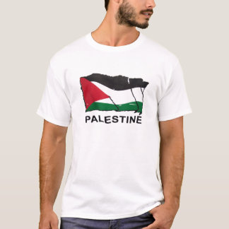 T-shirt da bandeira de Palestina