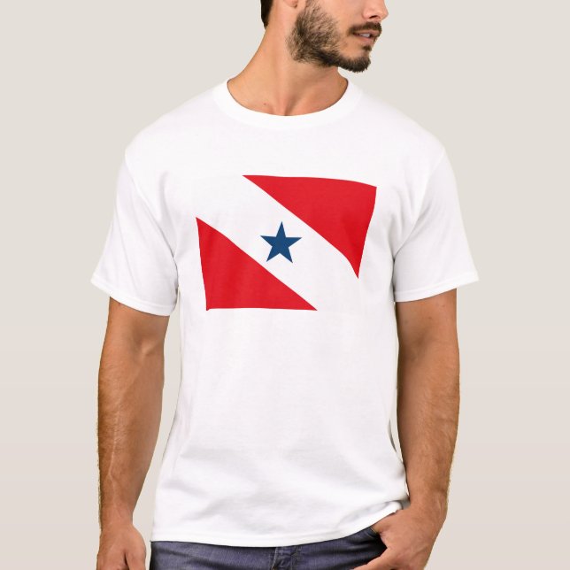 T-shirt da bandeira de Para (Frente)