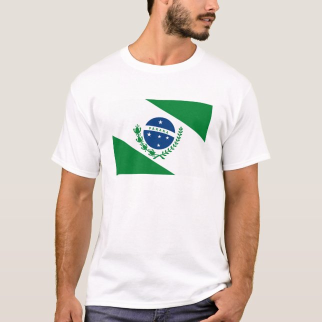 T-shirt da bandeira de Parana (Frente)