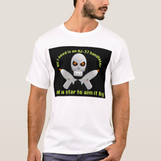 T-shirt da bandeira de pirata de XJ-37 Handlaser