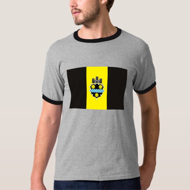 T-shirt da bandeira de Pittsburgh (Frente)