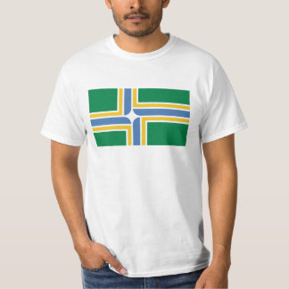 T-shirt da bandeira de Portland Oregon