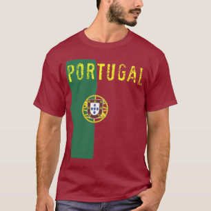 T-shirt da bandeira de Portugal