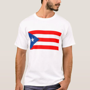 T-shirt da bandeira de Puerto Rico