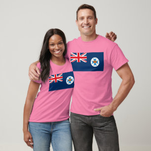 T-shirt da bandeira de Queensland