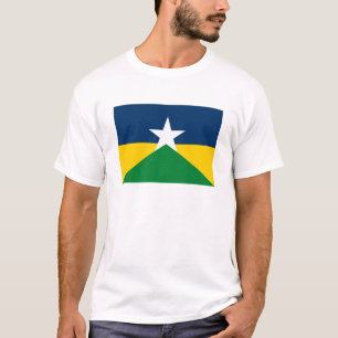 T-shirt da bandeira de Rondonia