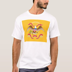 T-shirt da bandeira de Rough Riders