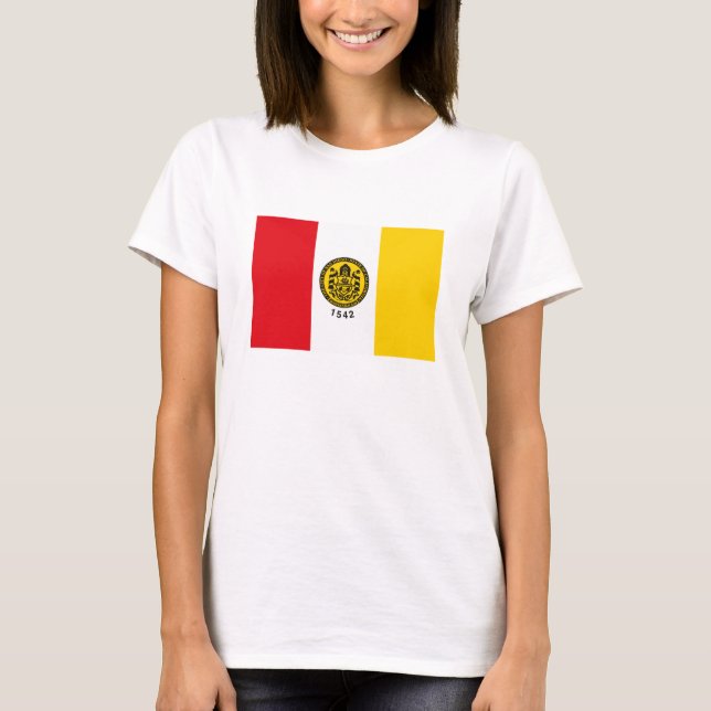 T-shirt da bandeira de San Diego (Frente)
