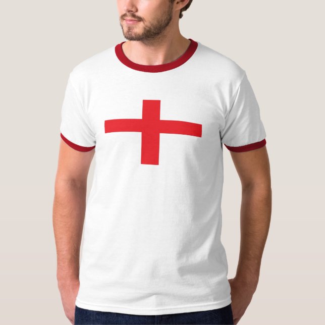 T-shirt da bandeira de St George (Frente)