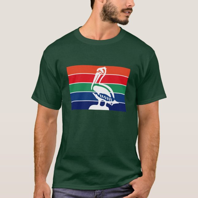 T-shirt da bandeira de St Petersburg (Frente)